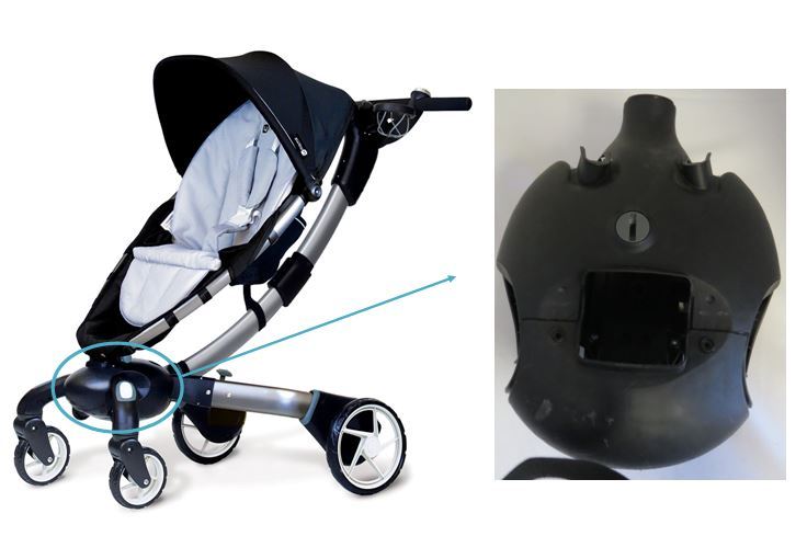 4moms Origami Baby Toddler Child Stroller Replacement Parts Round Base Bottom 4moms Origami Baby Toddler Child Stroller Replacement Parts Round Base Bottom