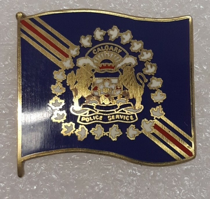03708 ) pin pins Calgary police services flag 03708 ) pin pins Calgary police services flag