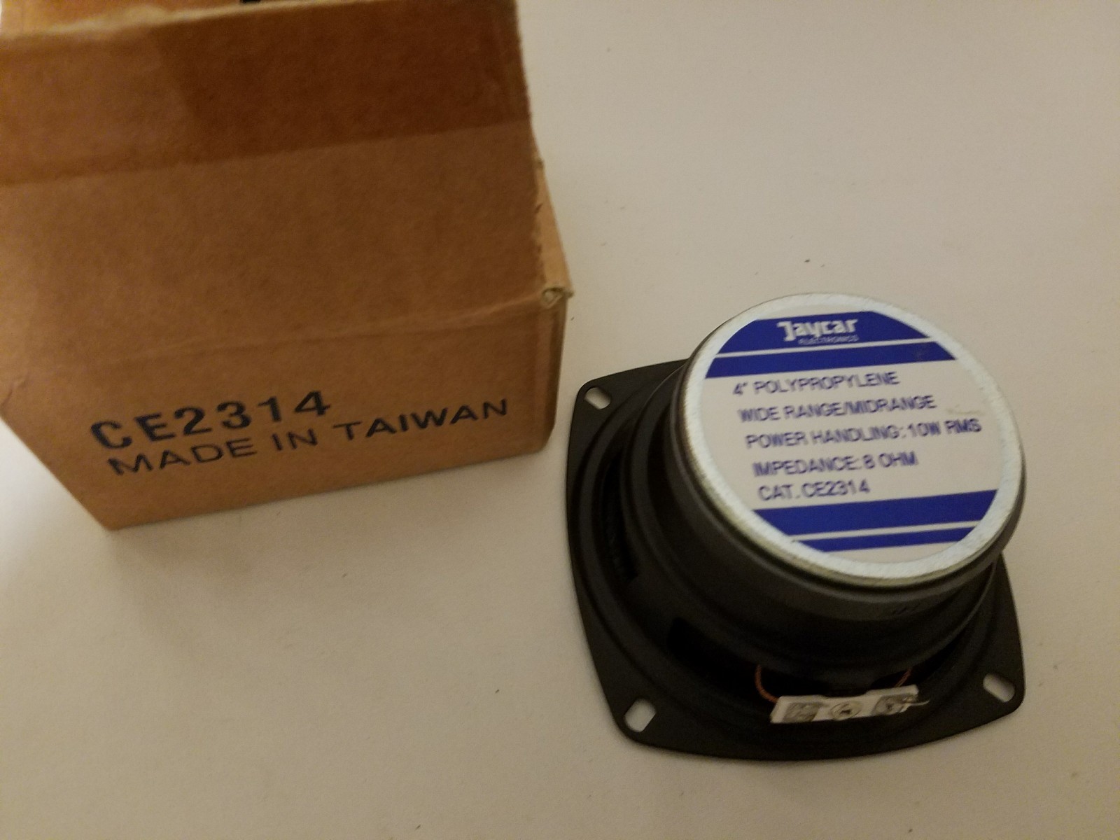 Jaycar Electronics CE2314 4″ Polypropylene 10W RMS 8 Ohm Speaker Wide Range
