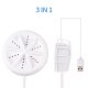 New Portable Mini USB Ultrasonic Turbine Washing Machine Spin Laundry Washer New Portable Mini USB Ultrasonic Turbine Washing Machine Spin Laundry Washer