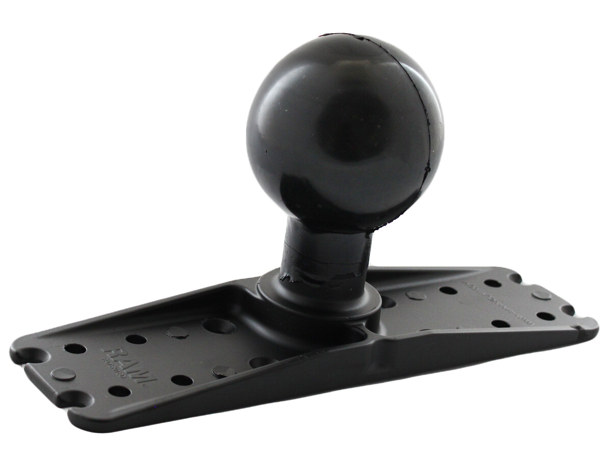 RAM Mount 3″ x 11″ Universal Marine Electronics Base Plate with 3.38″ Ball RAM Mount 3″ x 11″ Universal Marine Electronics Base Plate with 3.38″ Ball