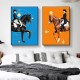 Set 2 Prints Horse Racing Paint Art Silk Canvas Poster Decor No Frame 8″x12″ Set 2 Prints Horse Racing Paint Art Silk Canvas Poster Decor No Frame 8″x12″