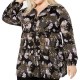Style & Co. Women’s Blouse Black Size 1X Plus Button Down Floral-Print #127 Style & Co. Women’s Blouse Black Size 1X Plus Button Down Floral-Print #127