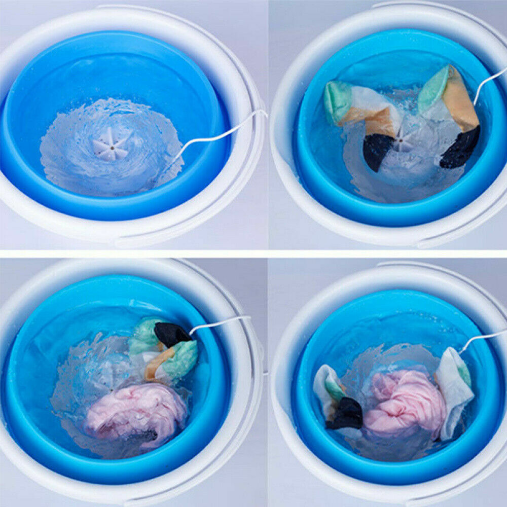 Folding Bucket Washing Machine Portable Dormitory Clothes Cleaning Artifact 10L Folding Bucket Washing Machine Portable Dormitory Clothes Cleaning Artifact 10L