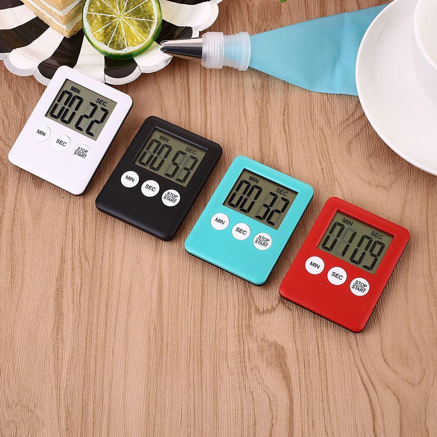 Large LCD Digital Kitchen Cooking Timer Count-Down Up Clock Alarm Magnetic Tools Large LCD Digital Kitchen Cooking Timer Count-Down Up Clock Alarm Magnetic Tools