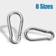 Sports Carabiner Spring Stainless steel Buckle Clip Equipment Convenient Sports Carabiner Spring Stainless steel Buckle Clip Equipment Convenient
