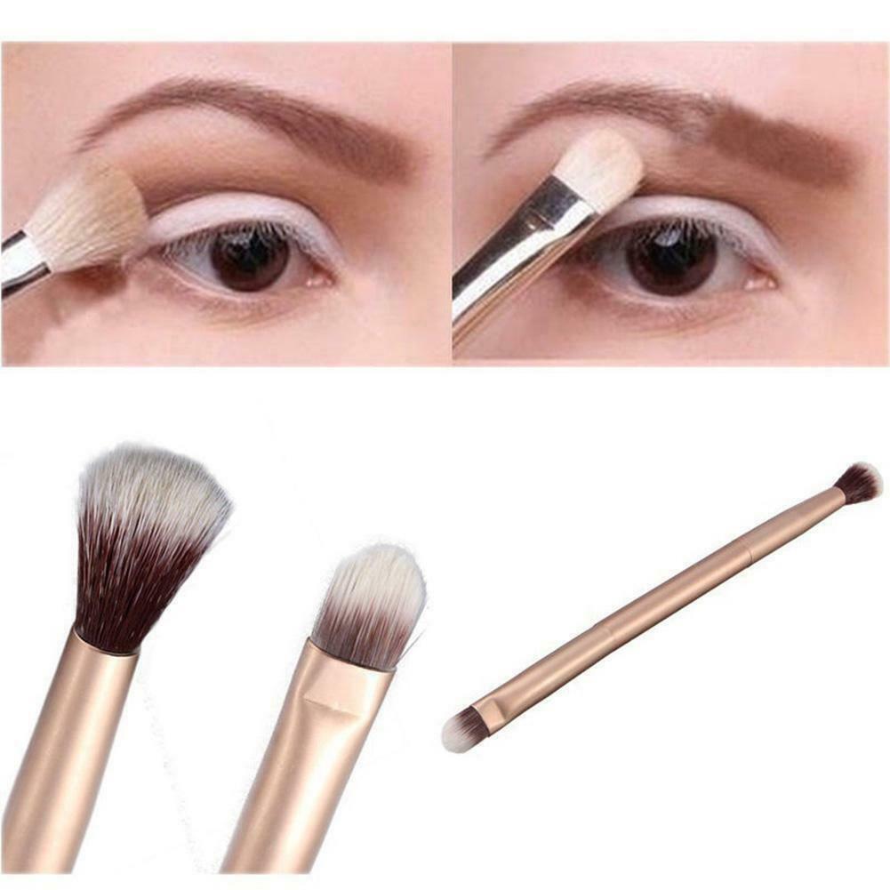 1x Double-Ended Makeup Brush Eye Powder Foundation Brush Tool Eyeshadow Y3S1