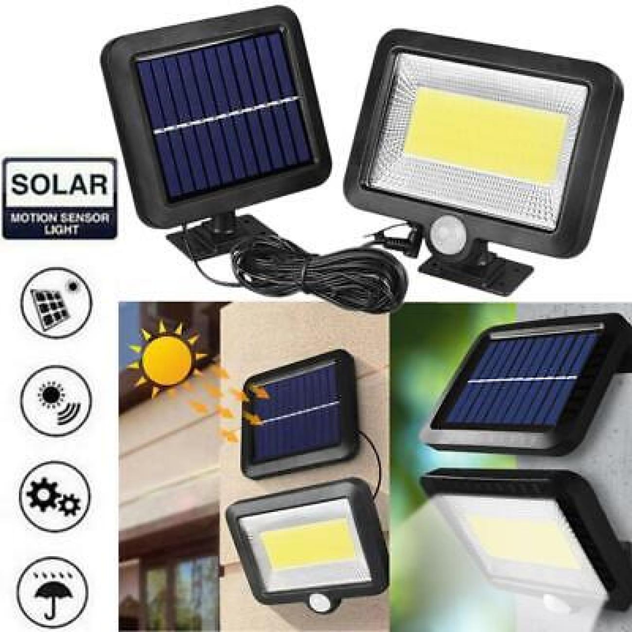 100 LED Solar Power Motion Sensor Light Outdoor Garden Floodlight Security Lamp 100 LED Solar Power Motion Sensor Light Outdoor Garden Floodlight Security Lamp