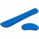 Blue Keyboard Wrist Rest, Mouse Pad Support, Office Desk Accessories (2 Pieces) Blue Keyboard Wrist Rest, Mouse Pad Support, Office Desk Accessories (2 Pieces)