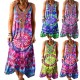 Printed Dress Vest Long Dress Summer Sundress Women Clothing Maxi Dress Printed Dress Vest Long Dress Summer Sundress Women Clothing Maxi Dress
