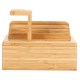 Bamboo Device Organizer Stand Cellphone Tablet Watch Holder Storage Box Gift Bamboo Device Organizer Stand Cellphone Tablet Watch Holder Storage Box Gift