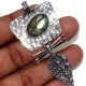 Fiery Labradorite 925 Silver Plated Gemstone Pendant 2.7″ Unique Gift GW Fiery Labradorite 925 Silver Plated Gemstone Pendant 2.7″ Unique Gift GW