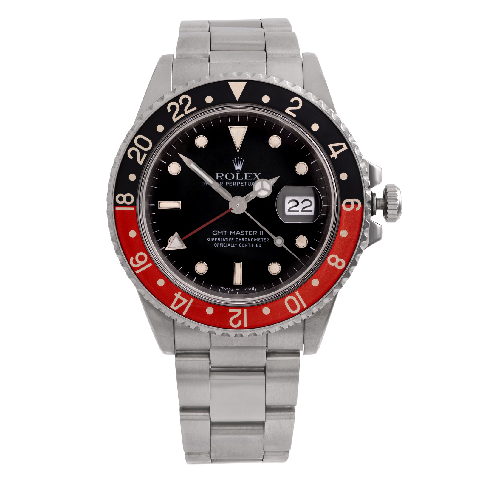 Rolex GMT-Master II Fat Lady Coke Steel Black Dial Automatic Mens Watch 16760 Rolex GMT-Master II Fat Lady Coke Steel Black Dial Automatic Mens Watch 16760