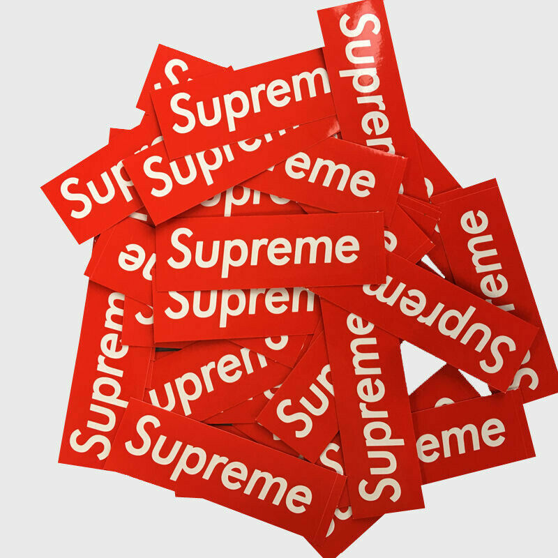 50PCS Supreme Vinyl Stickers Snowboard Luggage Car Laptop Wall Red Box Logo AU 50PCS Supreme Vinyl Stickers Snowboard Luggage Car Laptop Wall Red Box Logo AU