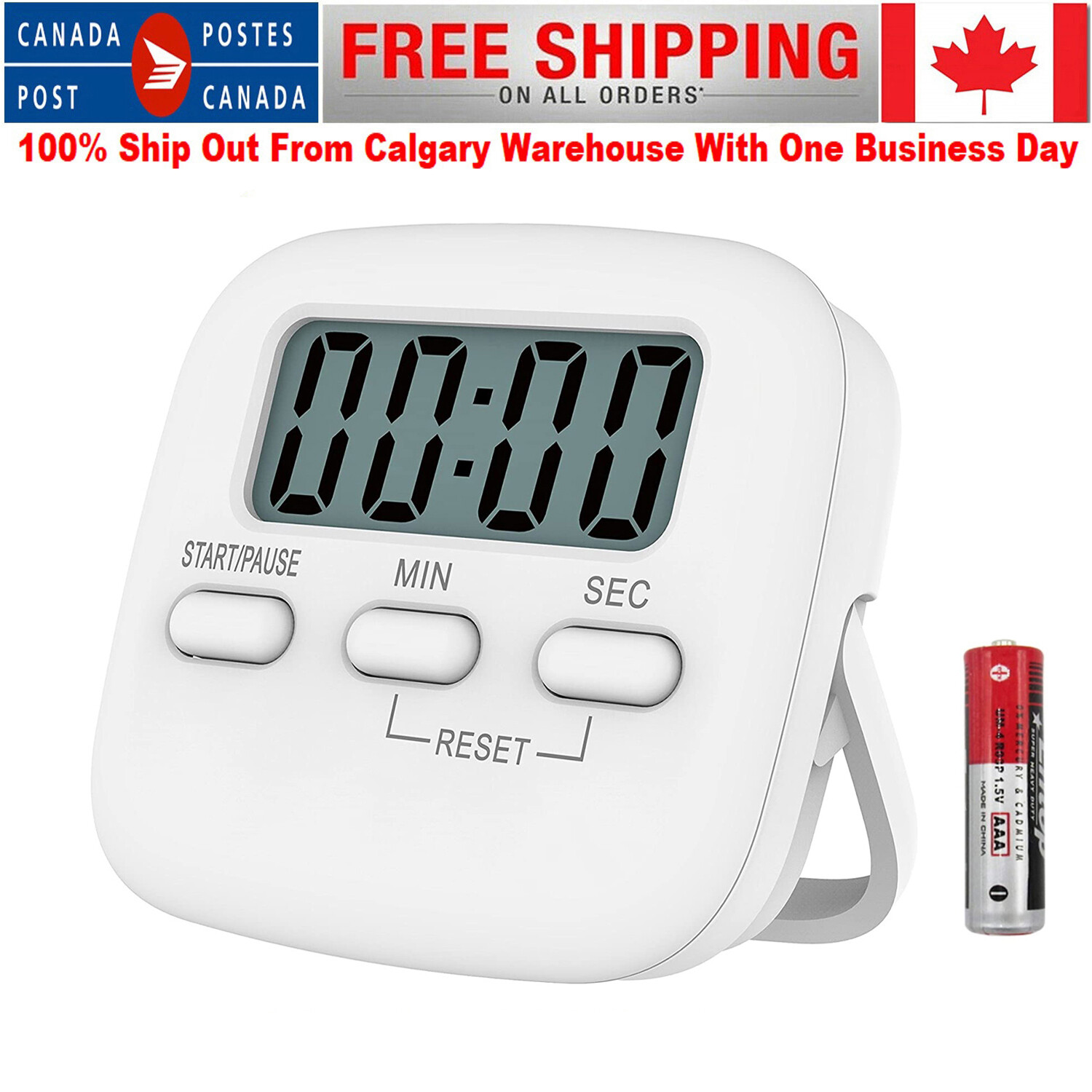 Digital Kitchen Timer Magnetic Cooking LCD Large Count Down Clear Loud Alarm Digital Kitchen Timer Magnetic Cooking LCD Large Count Down Clear Loud Alarm