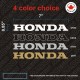 2X Honda STICKERS 7“ COLOR CHOICE vinyl decal autocollant sticker 2X Honda STICKERS 7“ COLOR CHOICE vinyl decal autocollant sticker
