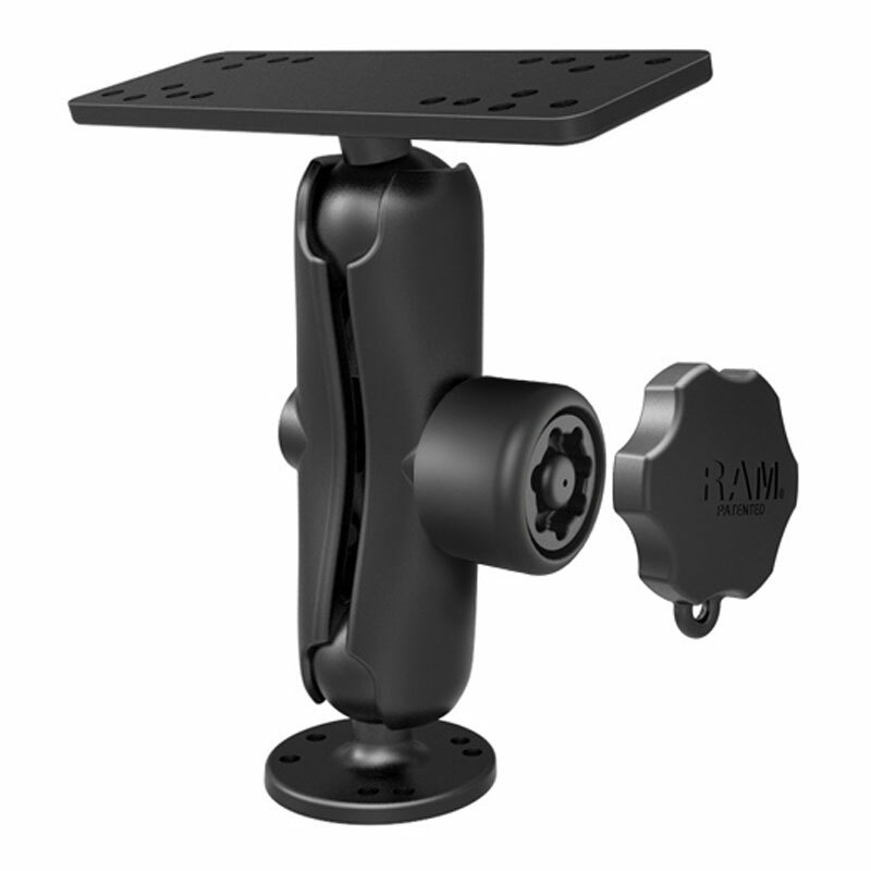 RAM Marine Electronics Mount with Pin-Lock Security Kit – Holds up to 4 lbs RAM Marine Electronics Mount with Pin-Lock Security Kit – Holds up to 4 lbs