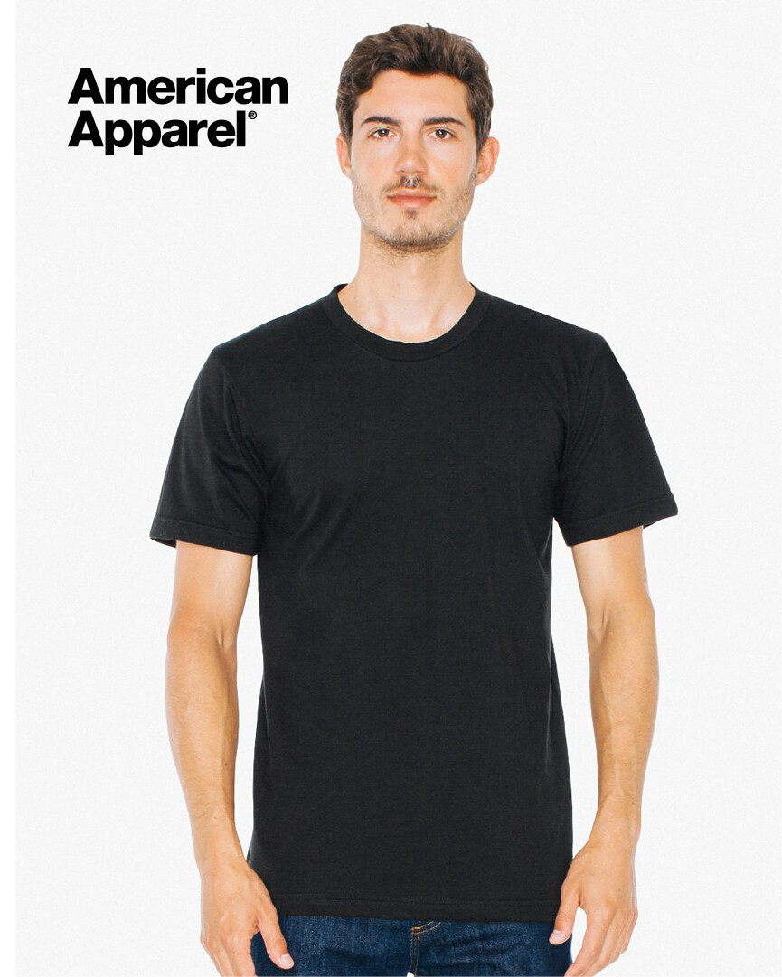 American Apparel Unisex Organic Fine Jersey Short Sleeve T-Shirt