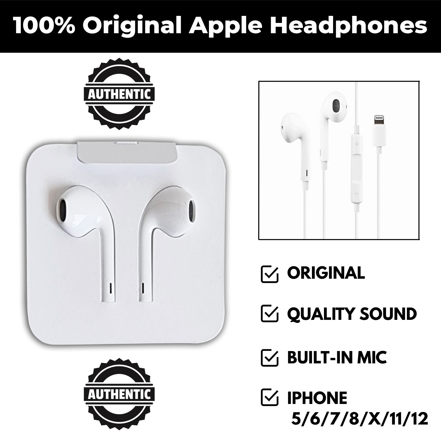 GENUINE APPLE HEADPHONES EARPHONES EARPODS IPHONE 5 6 7 8 PLUS X XR XS MAX 11 12 GENUINE APPLE HEADPHONES EARPHONES EARPODS IPHONE 5 6 7 8 PLUS X XR XS MAX 11 12
