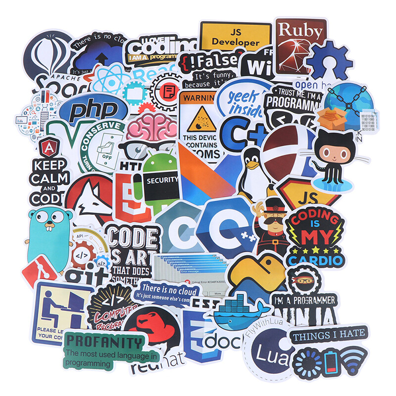 50Pcs Internet Java Stickers Programmer DIY Suitcase Laptop Guitar Car DeVSG 50Pcs Internet Java Stickers Programmer DIY Suitcase Laptop Guitar Car DeVSG