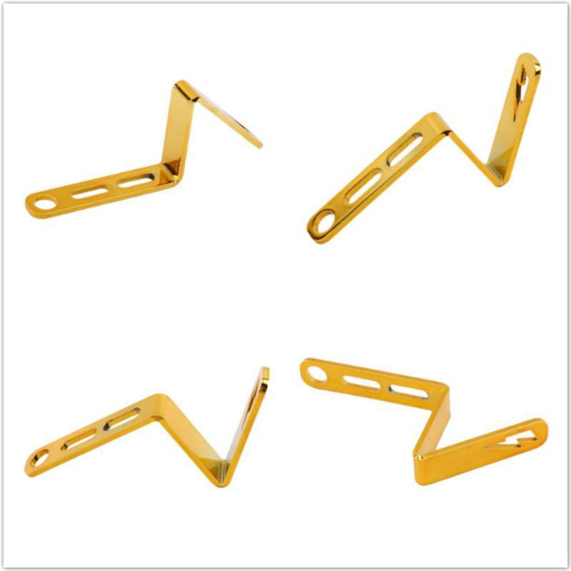 Motorcycle Front Hook Sight Base View Mirror Mount Fxed Seat Accessories Gold WE Motorcycle Front Hook Sight Base View Mirror Mount Fxed Seat Accessories Gold WE