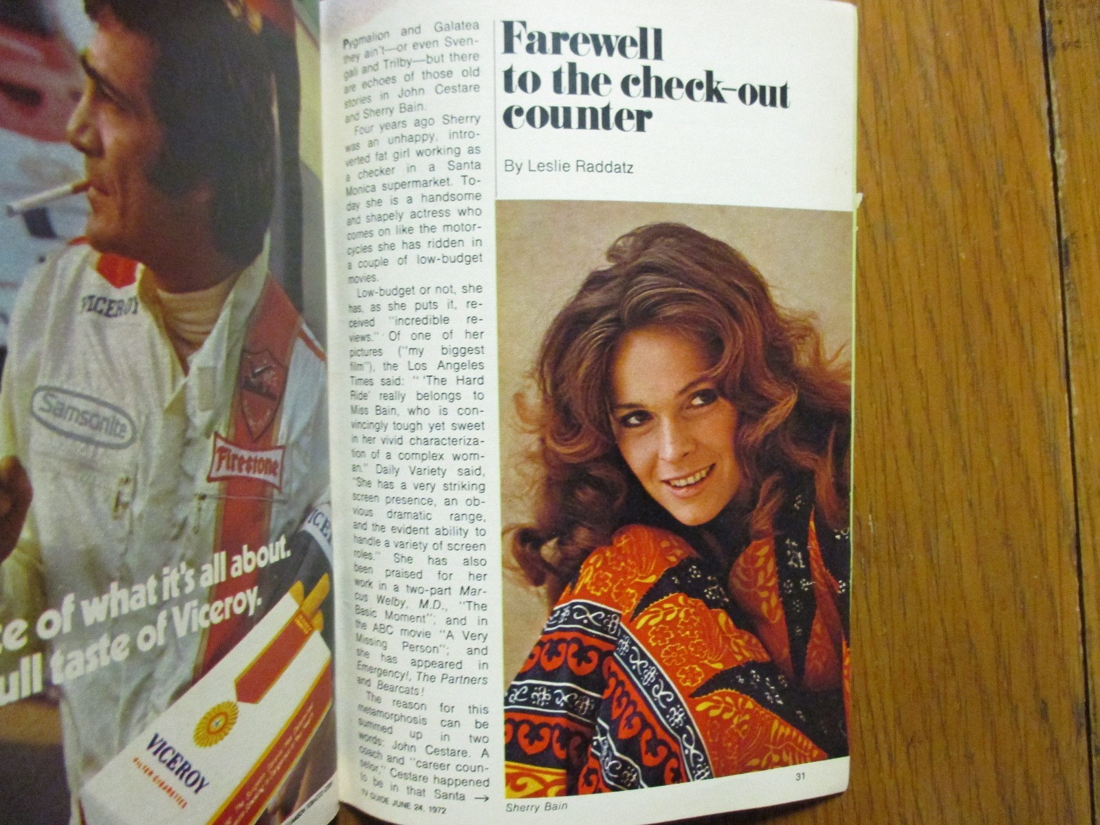 June 24, 1972 TV Guide (SHERRY BAIN/MIKE CONNORS/TIGHTROPE/MANNIX June 24, 1972 TV Guide (SHERRY BAIN/MIKE CONNORS/TIGHTROPE/MANNIX