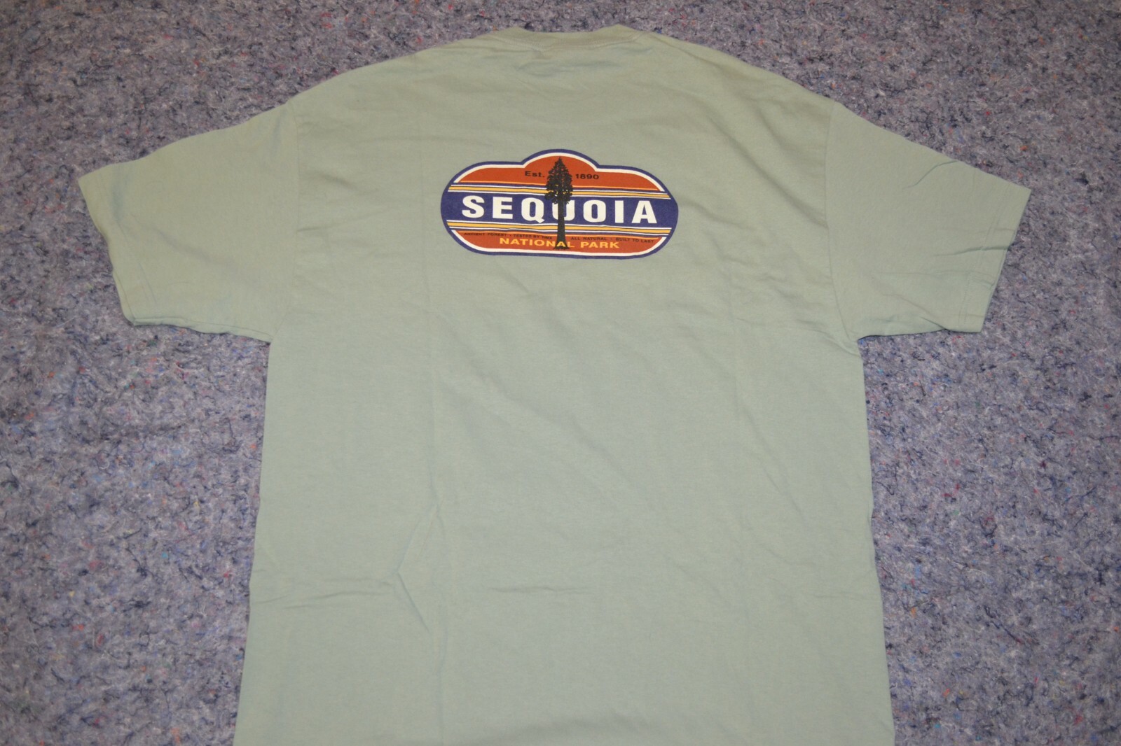 Sequoia National Park Men’s Vintage Style Green/Olive T-Shirt XL Redwood Trees Sequoia National Park Men’s Vintage Style Green/Olive T-Shirt XL Redwood Trees