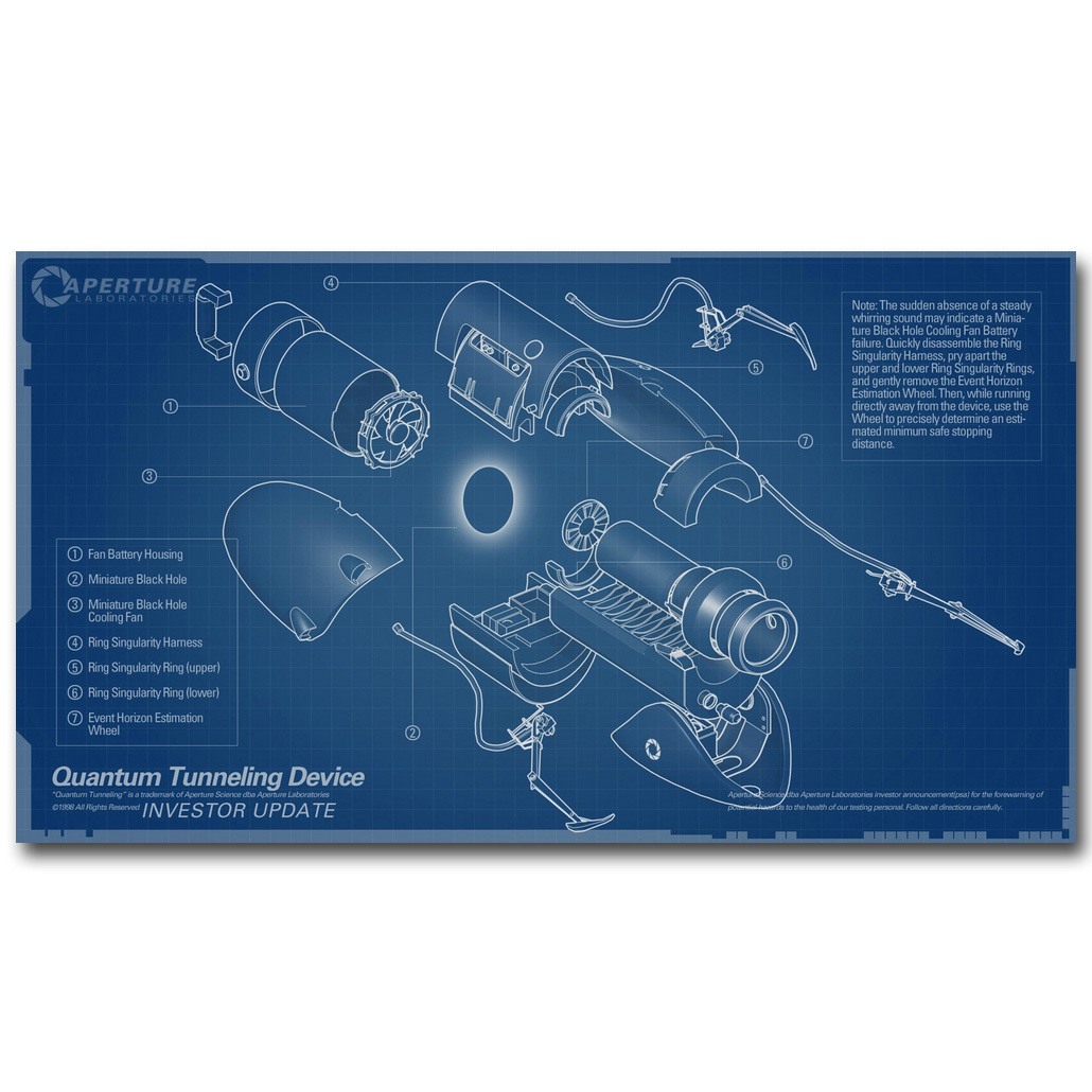 PORTAL 2 Hot Game Silk Poster Print 13×24 24×43 inch Aperture Laboratories 4 PORTAL 2 Hot Game Silk Poster Print 13×24 24×43 inch Aperture Laboratories 4