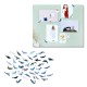 Set of Funny Whale Stickers Decorative Diary Decal Notebook Decal for Notebook Set of Funny Whale Stickers Decorative Diary Decal Notebook Decal for Notebook