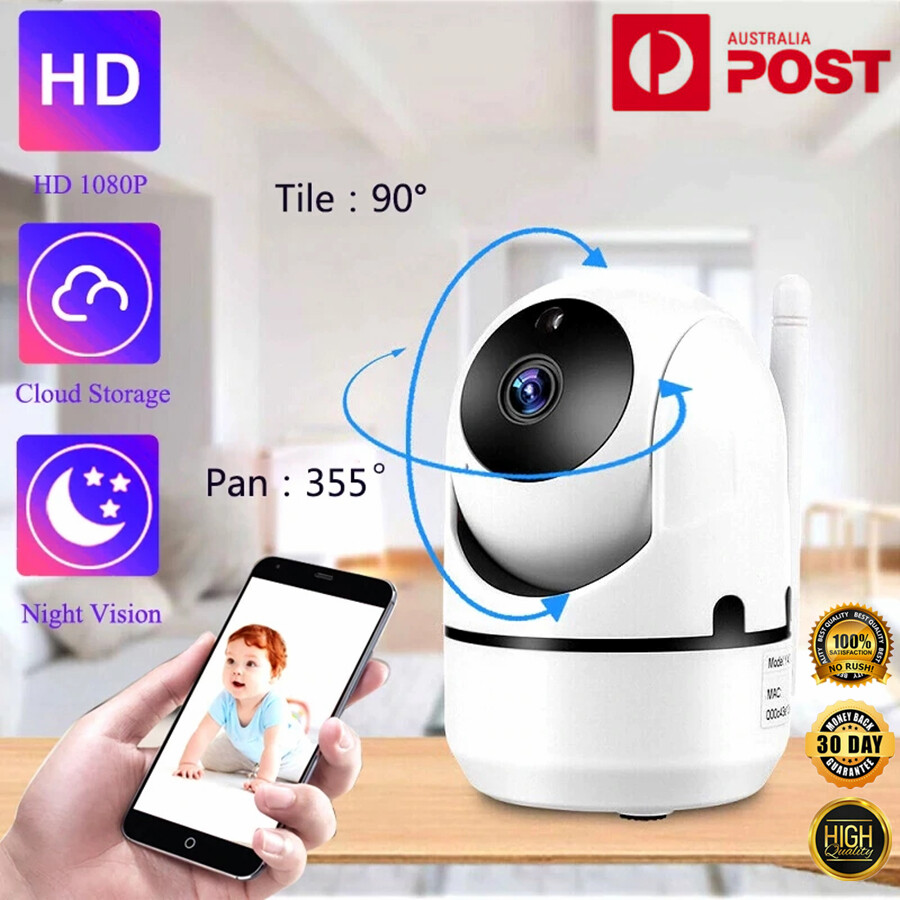 1080P WiFi IP Security Camera Monitor Wireless Indoor CCTV System Home Baby Pet 1080P WiFi IP Security Camera Monitor Wireless Indoor CCTV System Home Baby Pet
