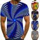 Mens Fashion 3D Print T-Shirt Short Sleeve Casual Round Blouse Tops Plus Size Mens Fashion 3D Print T-Shirt Short Sleeve Casual Round Blouse Tops Plus Size