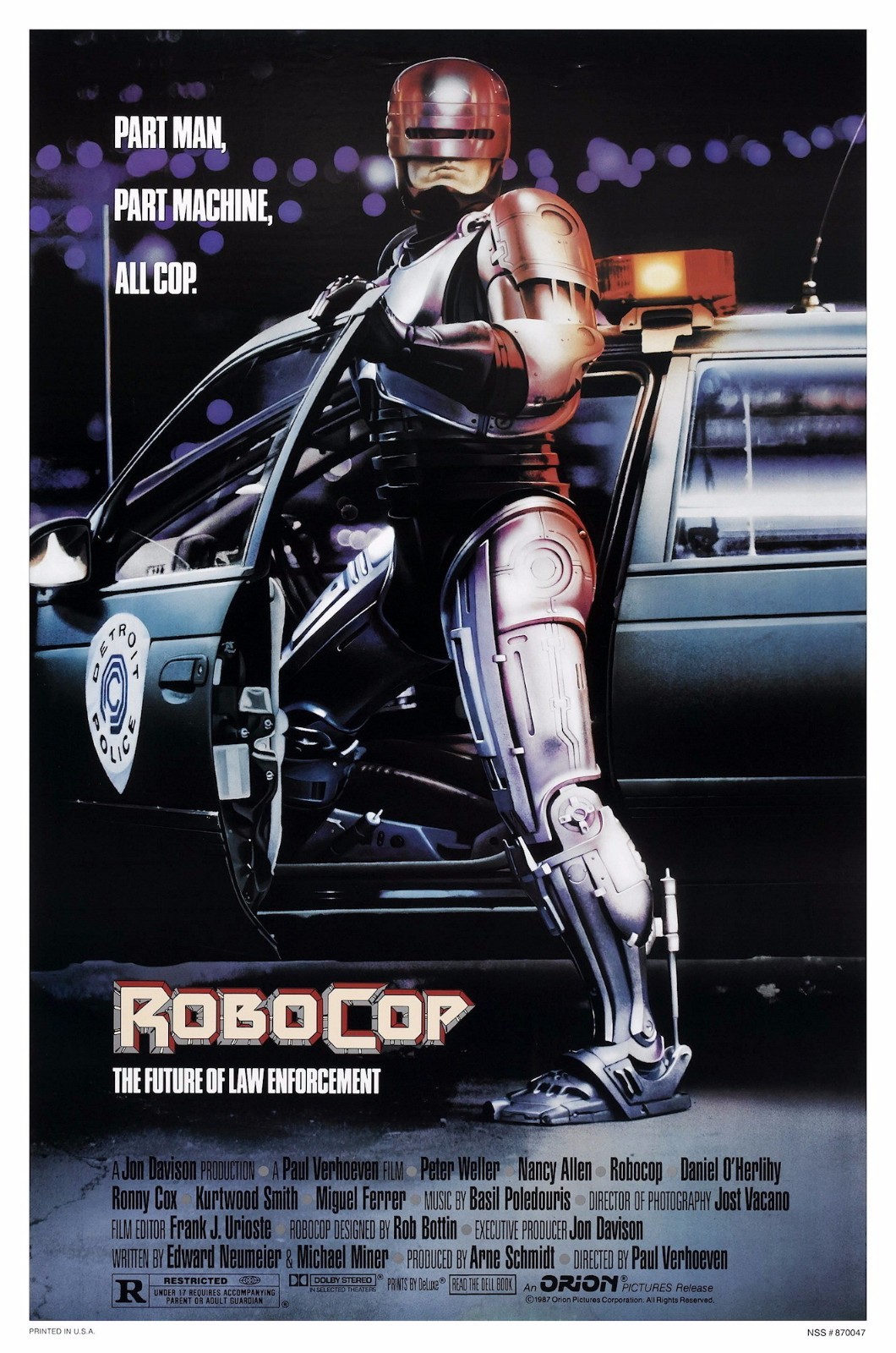 RoboCop MOVIE Silk Fabric POSTER 1987 11″x17″ 24″x36″ RoboCop MOVIE Silk Fabric POSTER 1987 11″x17″ 24″x36″