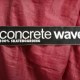 CONCRETE WAVE VINTAGE SKATEBOARD STICKER. CONCRETE WAVE VINTAGE SKATEBOARD STICKER.