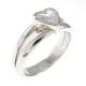 Authentic Platinum Heart Diamond ring #260-003-839-3068 Authentic Platinum Heart Diamond ring #260-003-839-3068