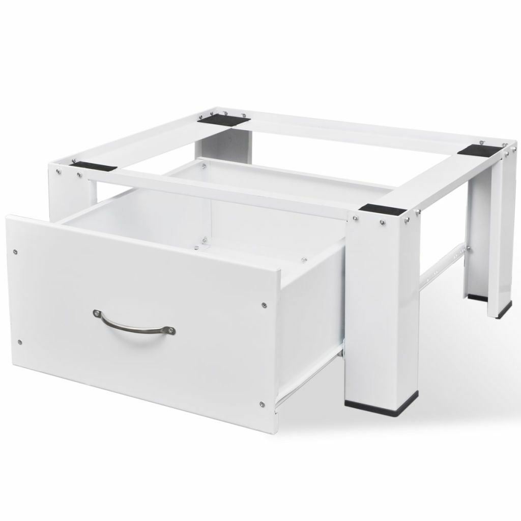 Laundry Pedestal With Storage Drawer Washing Machine Riser Stand Utility Room Laundry Pedestal With Storage Drawer Washing Machine Riser Stand Utility Room