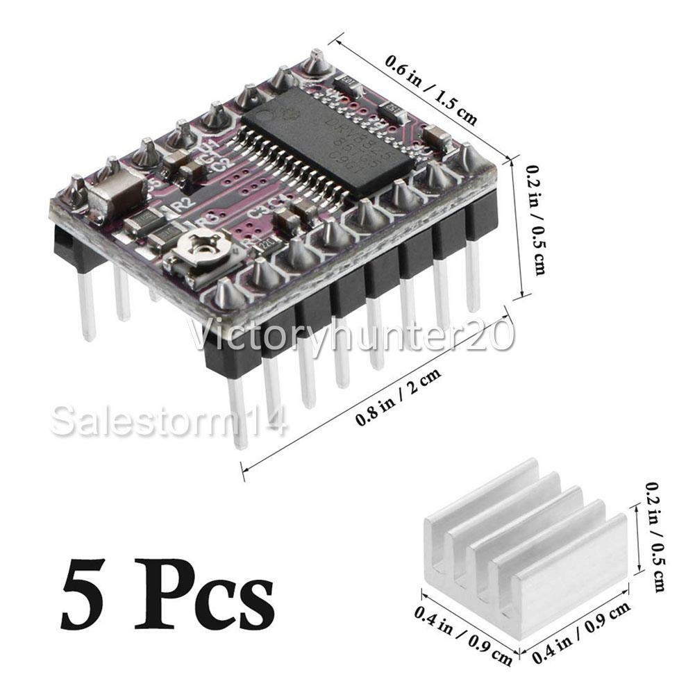 5 set DRV8825 Stepper Motor Driver Module Kits 3D Printer Accessories Step Stick 5 set DRV8825 Stepper Motor Driver Module Kits 3D Printer Accessories Step Stick