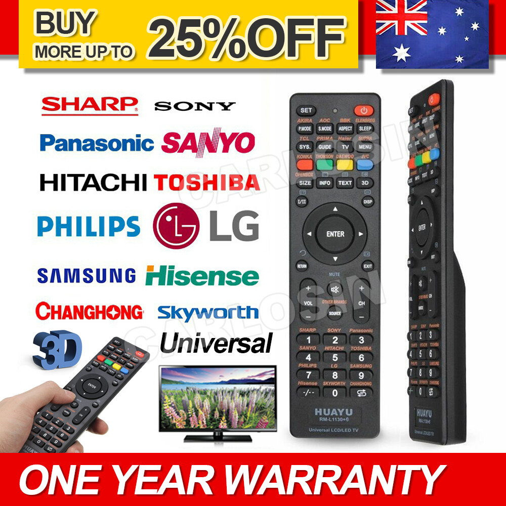 Universal TV Remote Control LCD/LED For Sony/Samsung/Panasonic/LG/TCL/Soniq AUS Universal TV Remote Control LCD/LED For Sony/Samsung/Panasonic/LG/TCL/Soniq AUS