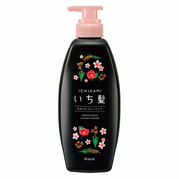 Ichikami Hair Smoothing Conditioner Smooth Care 480ml Pump Kracie Japan Ichikami Hair Smoothing Conditioner Smooth Care 480ml Pump Kracie Japan