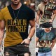 Crew Neck Men T-Shirt Fashion Men Mens Print Sports Summer T-shirt Tops Crew Neck Men T-Shirt Fashion Men Mens Print Sports Summer T-shirt Tops