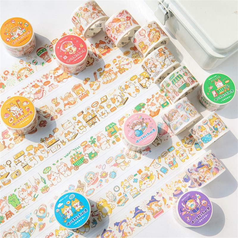 1 Roll Kawaii Cat Washi Tape Paper Masking Diy Scrapbooking Diary Label Stickers 1 Roll Kawaii Cat Washi Tape Paper Masking Diy Scrapbooking Diary Label Stickers