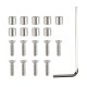 1 Set Kit Y-axis Support Plate Screws Washers for Prusa i3 mk3 Accessories 1 Set Kit Y-axis Support Plate Screws Washers for Prusa i3 mk3 Accessories