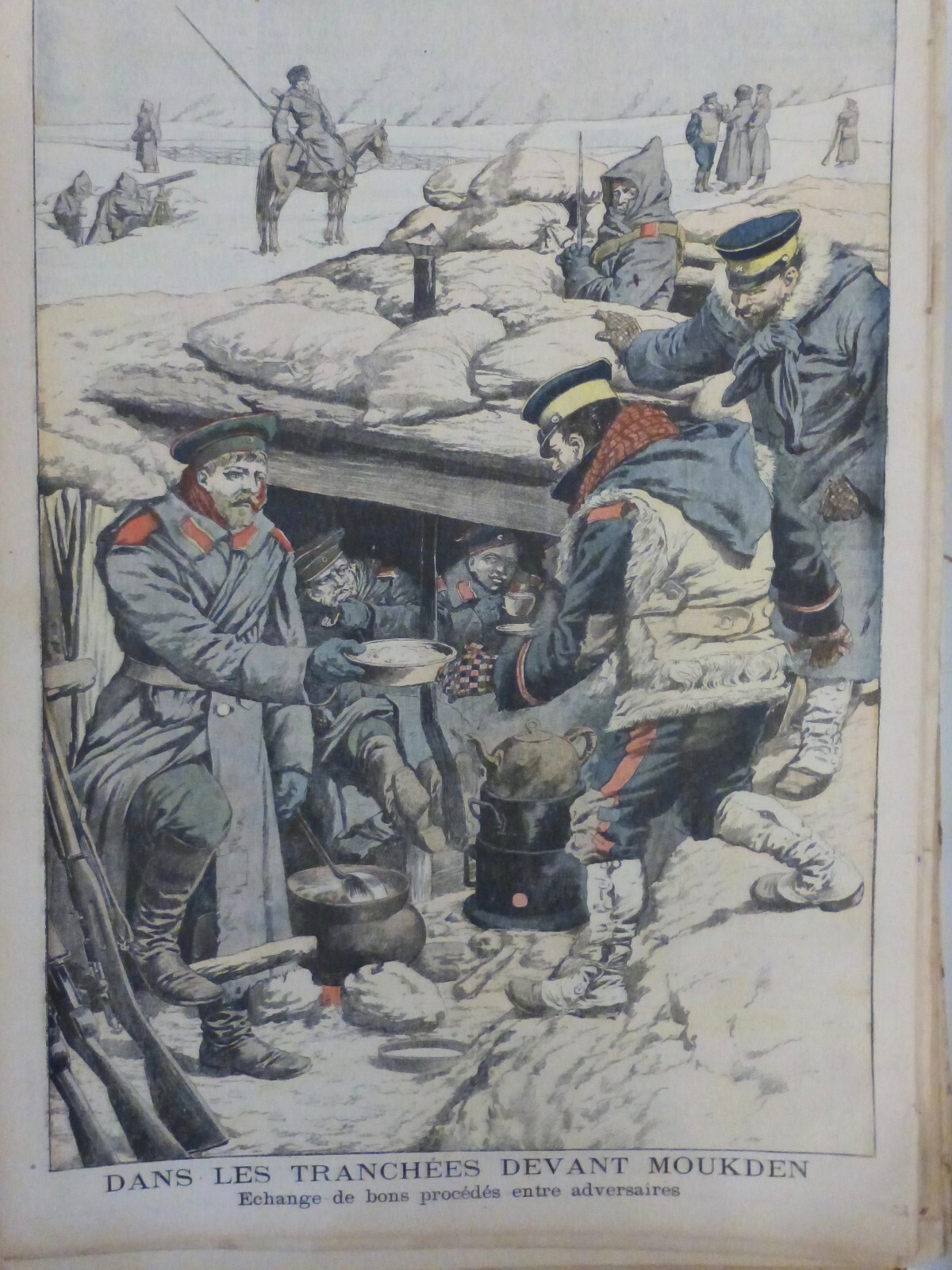 1905 War Russo-Japanese Trenches Front Mukden Exchange Vouchers Processes