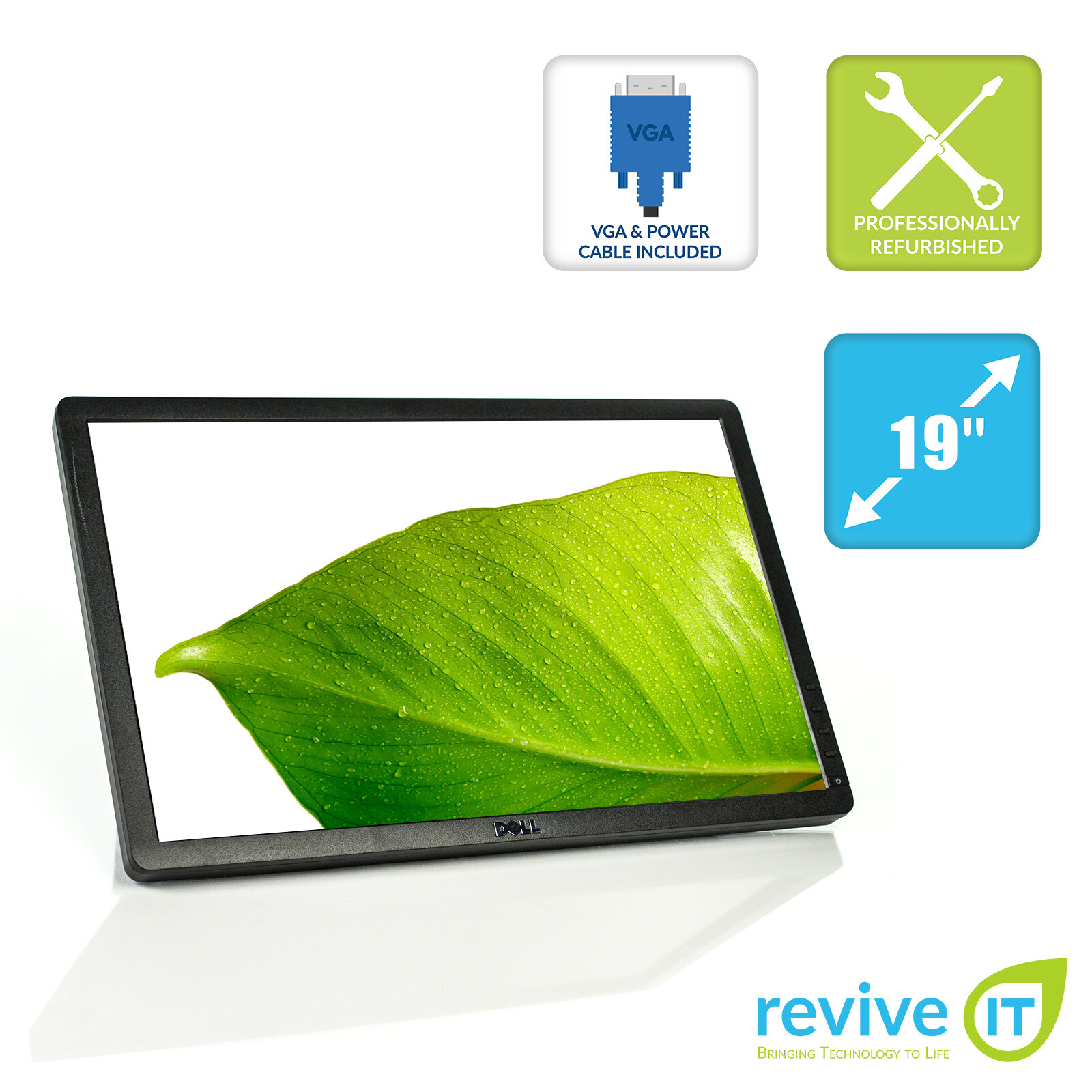 Dell Professional P1913 19″ 1440×900 LED Backlit Monitor ONLY DVI DP VGA Grade B Dell Professional P1913 19″ 1440×900 LED Backlit Monitor ONLY DVI DP VGA Grade B