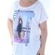 STYLE & COMPANY Womens New 3584 White Printed Beaded T-Shirt Top L B+B STYLE & COMPANY Womens New 3584 White Printed Beaded T-Shirt Top L B+B