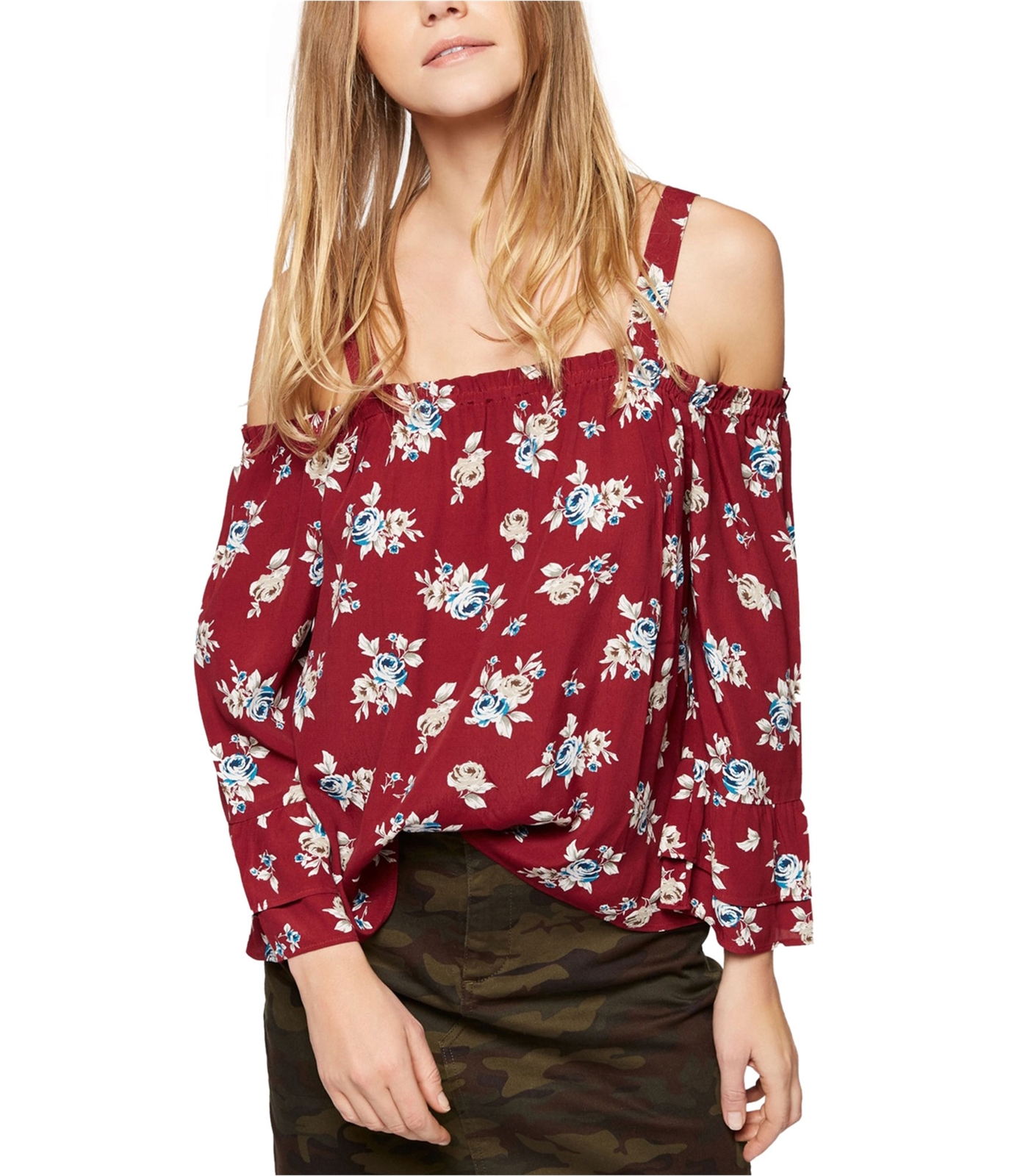 Sanctuary Clothing Womens Cassie Knit Blouse Sanctuary Clothing Womens Cassie Knit Blouse