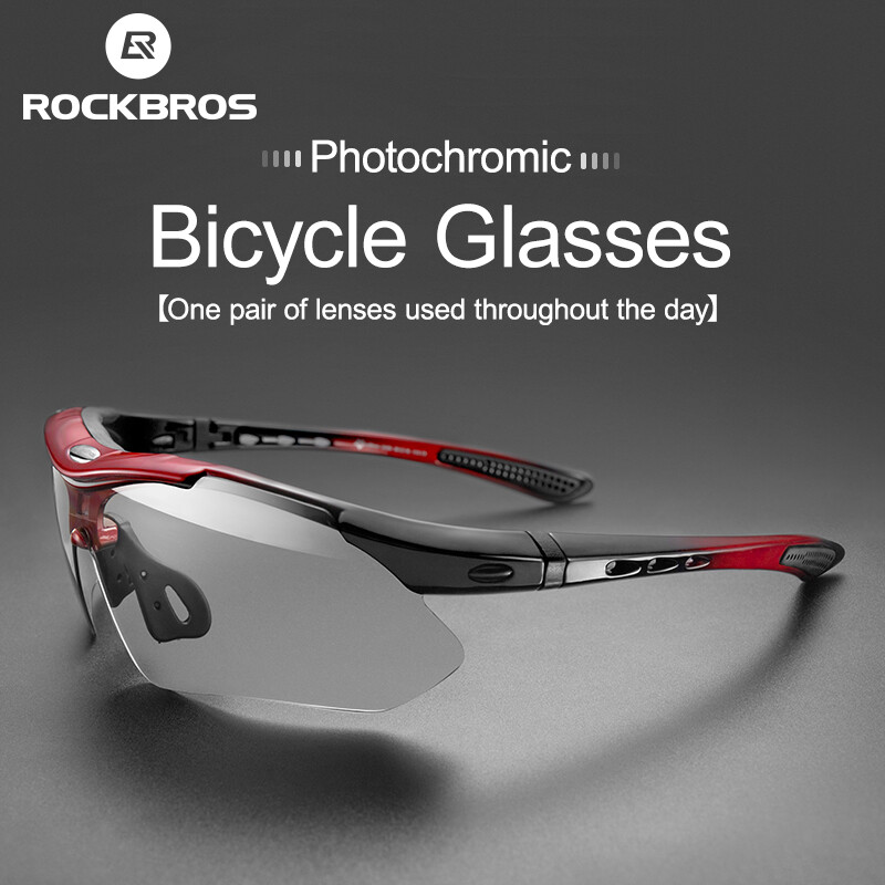 ROCKBROS Cycling Photochromic MTB Bicycle Sports Sunglasses UV400 Ultralight ROCKBROS Cycling Photochromic MTB Bicycle Sports Sunglasses UV400 Ultralight