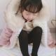 Kids Girls Fashion Winter Big Fur Collar Hooded Rabbit Fur Coats Princess Parka Kids Girls Fashion Winter Big Fur Collar Hooded Rabbit Fur Coats Princess Parka