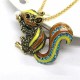 Hot Jewelry Fashion Cute Rainbow Squirrel Pearl Crystal Pendant Chain Necklace Hot Jewelry Fashion Cute Rainbow Squirrel Pearl Crystal Pendant Chain Necklace