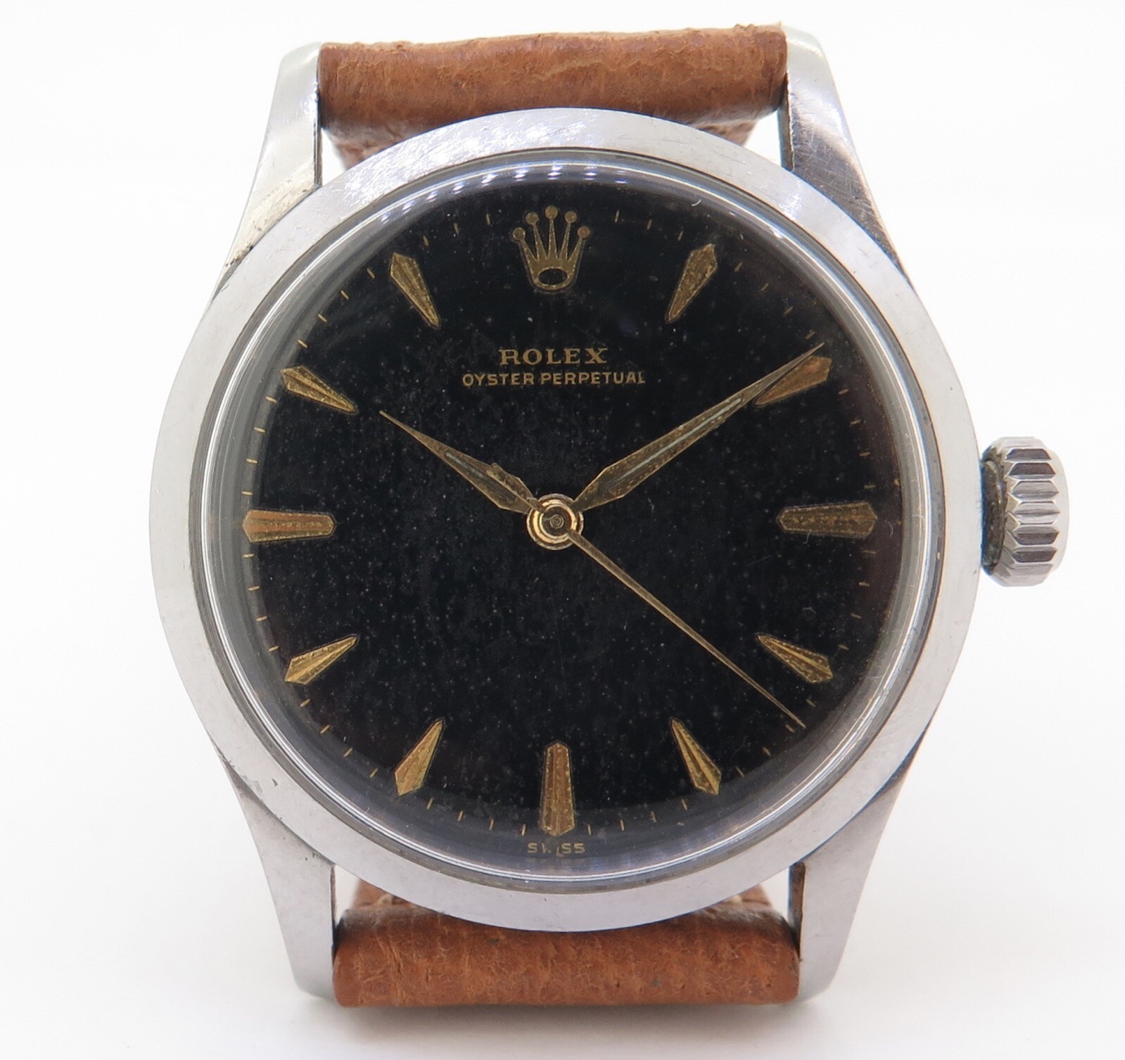 .Vintage 1954 Rolex Oyster Perpetual Semi Bubble Back Watch 6332