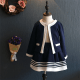 2pcs Toddler Baby Girl Korean Fashion Suit Long Sleeve Coat+Skirt Casual Clothes 2pcs Toddler Baby Girl Korean Fashion Suit Long Sleeve Coat+Skirt Casual Clothes
